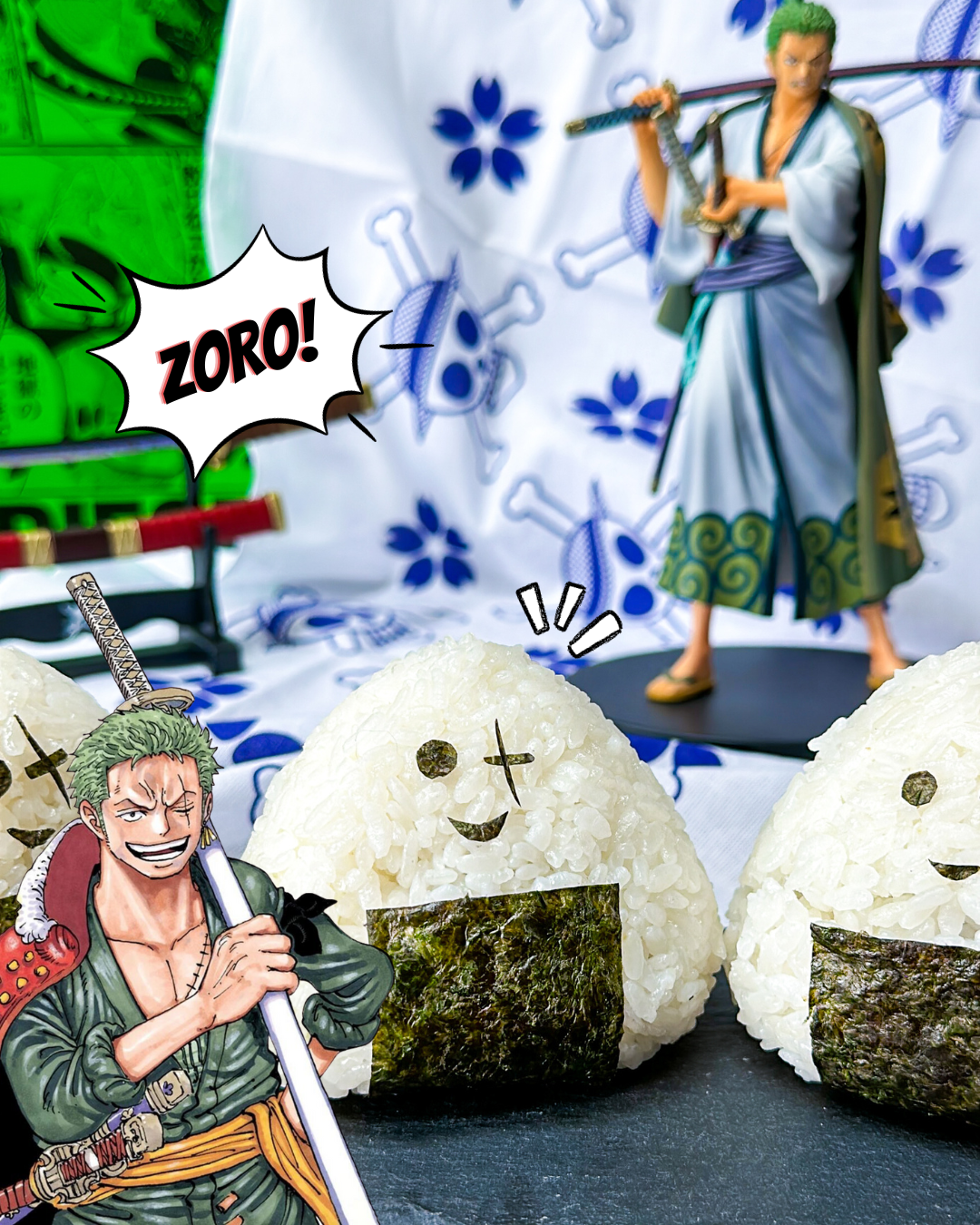 Miso Pork Onigiri for Zoro: Inspired by One Piece (gluten free)