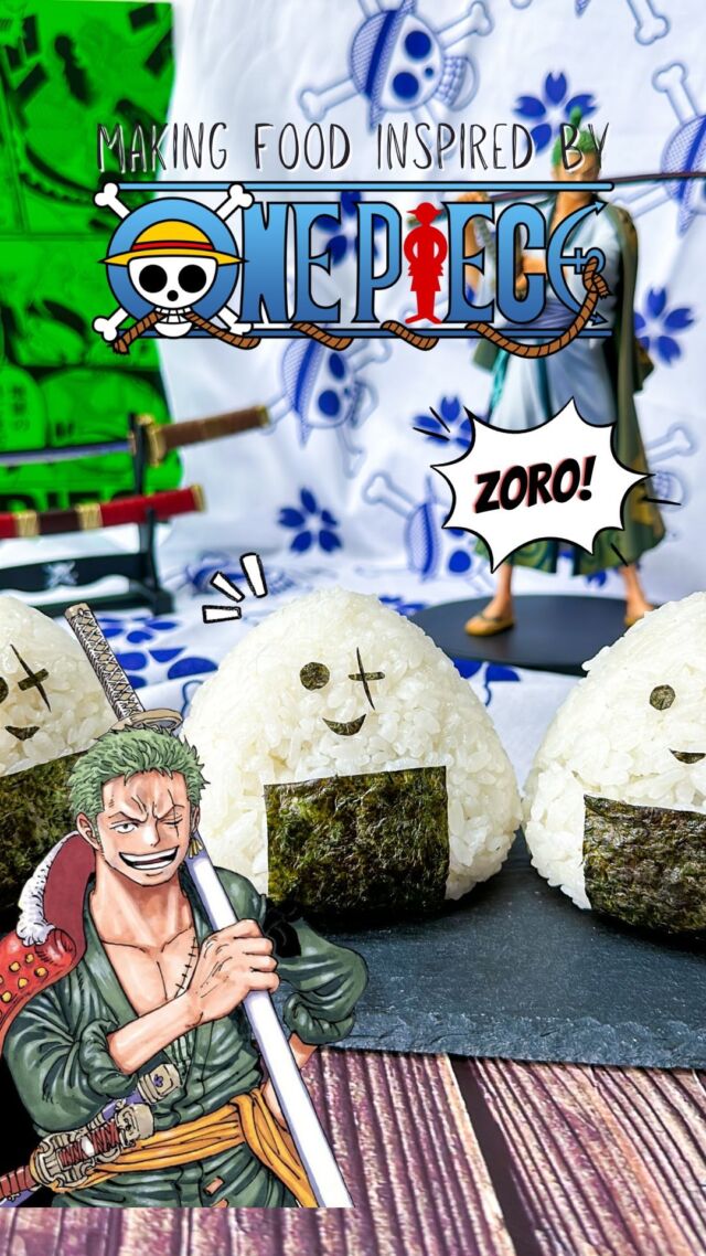 Onigiri for Zoro 🍙⚔️

I love One Piece and so I’m making a meal for my favourite directionally challenged swordsman, Roronoa Zoro! ⚔️ 
These are miso and soy pork filled onigiri that I believe Sanji would have absolutely made for him. Onigiri hold a special place in my heart and I thought that they were a perfect fit to to make for Zoro, especially given the first time we meet him. He would even eat 🍙 onigiri off the floor… 🥰

Ongiri are simple, versatile, delicious, and one of my favourite foods! This pork filling is bursting with umami from the miso paste, soy sauce, mirin, and garlic. It was hard to stop snacking on the filling and save some to actually fill the onigiri with haha 😅. Fresh fluffy rice filled with the delicious pork filling and wrapped in nori is just tooo good! You absolutely have to make it for yourselves. 
I’m sure that if Sanji made these for Zoro, he wouldn’t leave over a single grain of rice, and neither will you! 

It was so much fun pulling together all of these clips! I had way too many options for amazing Zoro scenes and have plenty left over. Will definitely have to do this again. I can’t wait to create food for the rest for the crew!
If you have any ideas, please share them with me down below. Would love to hear what you think!
.
Follow @glutenfree.carly for more drool-worthy recipes, travel ideas & tips, and more geeky goodness! 🌸
✨Please subscribe to my YouTube channel! I have lots more recipes and Japan content planned that I can’t wait to share with you. Check out my link in bio 😊
.
.
[Miso Pork Onigiri for Zoro: Inspired by One Piece on glutenfreewithme.com or link in profile]
.
.
.
#onepiece #onigiri #zoro #sanji #animefood #glutenfree #roronoazoro #luffy #anime #animerecipe #japanesefood #strawhatpirates #japanesefoodporn #mangalover #animefandom #animeforlife #japanesefoodlover #glutenfreerecipes #oishii #onepiecezoro #japanlife #animefoodporn #gear5 #shonenjump #ghibli #jjk #bnha #アニメ #グルテンフリー #ワンピース